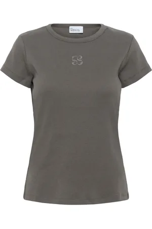 My Essential Wardrobe Mujer, Camisetas, Marrón, Talla: XL