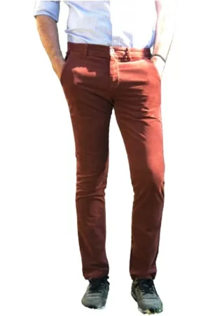 Masons Hombre, Pantalones, Rojo, Talla: XS