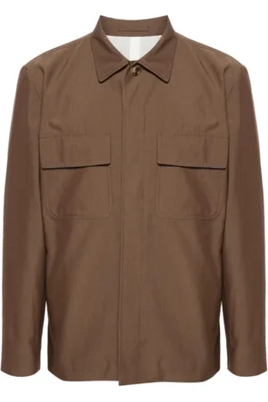 LARDINI Hombre, Chaquetas, Marrón, Talla: L