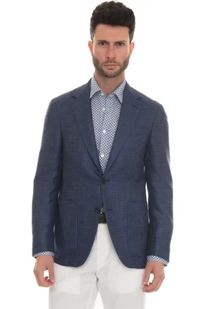 CANALI Hombre, Chaquetas, Azul, Talla: L
