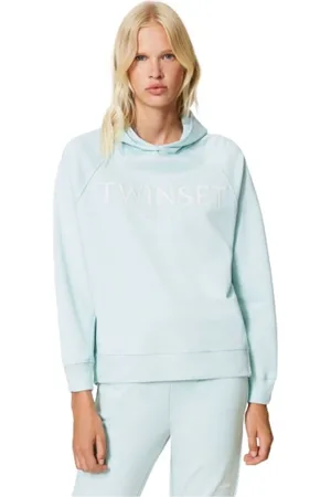 Twin-Set Mujer, Sudaderas, Verde, Talla: S