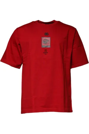 Dolce & Gabbana Hombre, Camisetas, Rojo, Talla: XS