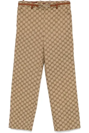 Gucci Mujer, Pantalones, Marrón, Talla: M