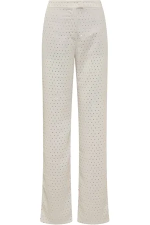 Andamane Mujer, Pantalones, Blanco, Talla: S