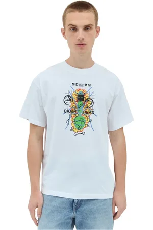 Brain Dead Hombre, Camisetas, Blanco, Talla: L