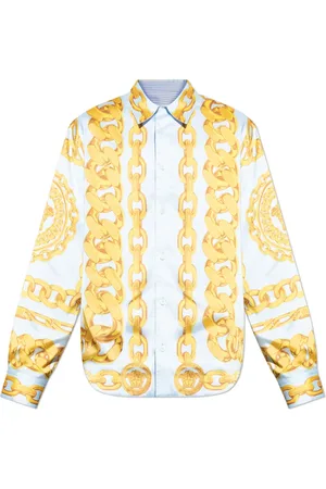 VERSACE Hombre, Camisas, Azul, Talla: XL