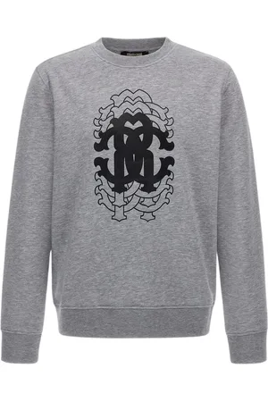 Roberto Cavalli Hombre, Sudaderas, Gris, Talla: XL