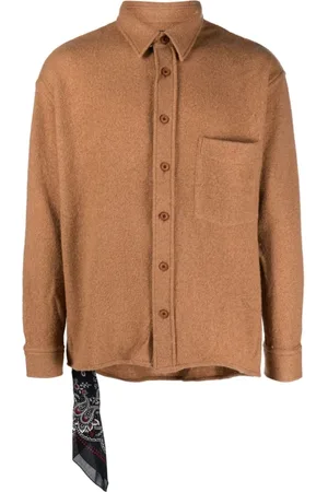 DESTIN Hombre, Camisas, Marrón, Talla: L