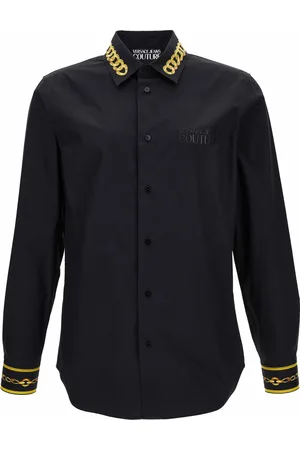 VERSACE Hombre, Camisas, Negro, Talla: M