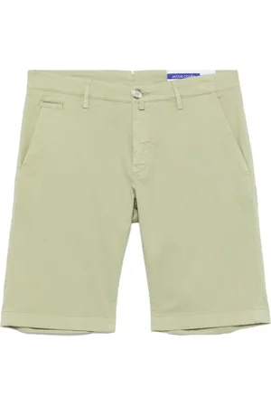 Jacob Cohen Hombre, Pantalones cortos, Verde, Talla: W36