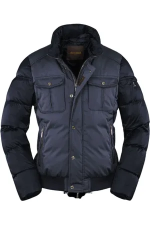 MOORER Hombre, Chaquetas, Azul, Talla: 2XL