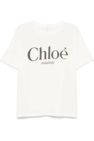 Chloé Mujer, Camisetas, Blanco, Talla: M
