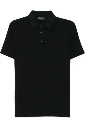 ZANONE Hombre, Camisetas, Negro, Talla: M