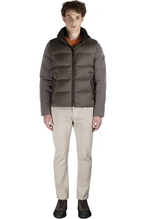 MOORER Hombre, Chaquetas, Marrón, Talla: XL