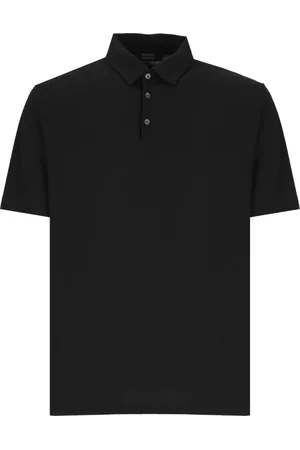 ZANONE Hombre, Camisetas, Negro, Talla: L