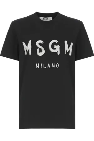 Msgm Mujer, Camisetas, Negro, Talla: S