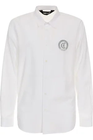 Roberto Cavalli Hombre, Camisas, Blanco, Talla: S