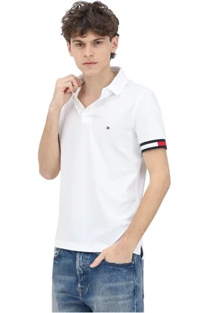 Tommy Hilfiger Hombre, Camisetas, Blanco, Talla: 2XL