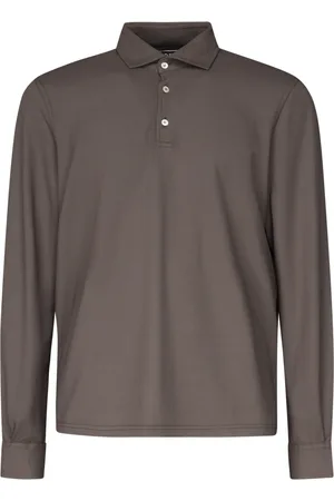 FEDELI Hombre, Camisetas, Marrón, Talla: M