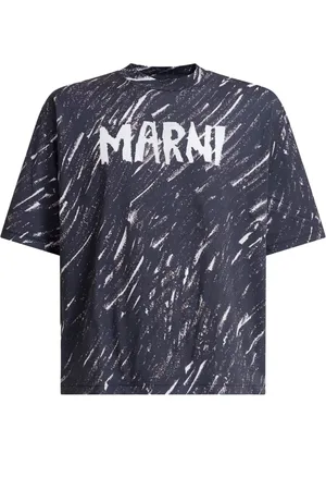 Marni Hombre, Camisetas, Azul, Talla: L