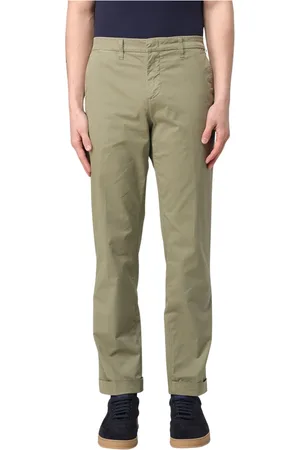 FAY Hombre, Pantalones, Verde, Talla: W34