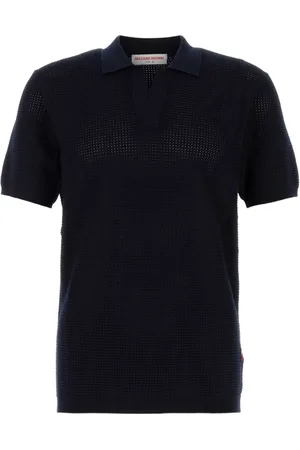 Orlebar Brown Hombre, Camisetas, Azul, Talla: M