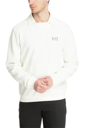 EA7 Hombre, Sudaderas, Blanco, Talla: M