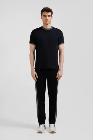 Eden Park Hombre, Camisetas, Negro, Talla: M