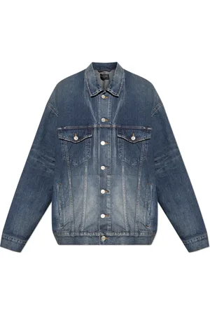 Balenciaga Hombre, Chaquetas, Azul, Talla: L