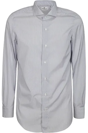 Finamore Hombre, Camisas, Azul, Talla: M