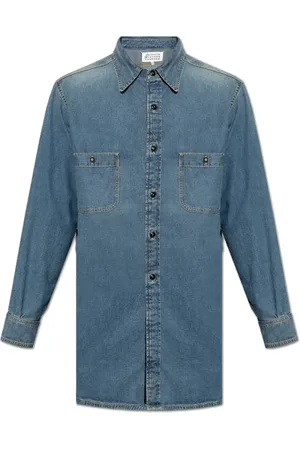 Maison Margiela Hombre, Camisas, Azul, Talla: M