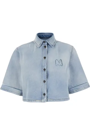 Msgm Mujer, Blusas y Camisas, Azul, Talla: XS