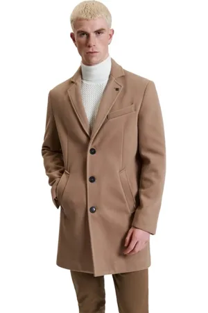 GIANNI LUPO Hombre, Abrigos, Marrón, Talla: L