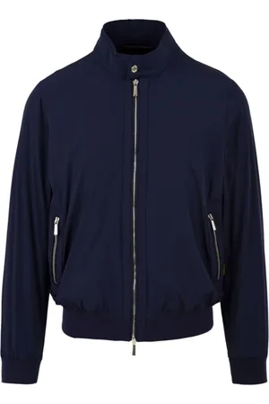 MOORER Hombre, Chaquetas, Azul, Talla: 2XL