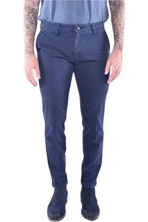 RE-HASH Hombre, Pantalones, Azul, Talla: W34