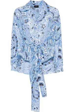 Etro Mujer, Blusas y Camisas, Azul, Talla: S