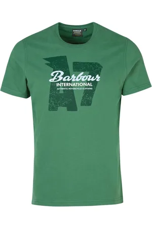 Barbour Hombre, Camisetas, Verde, Talla: XL
