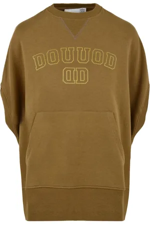 Douuod Woman Mujer, Sudaderas, Marrón, Talla: S