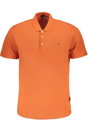 Napapijri Hombre, Camisetas, Naranja, Talla: S