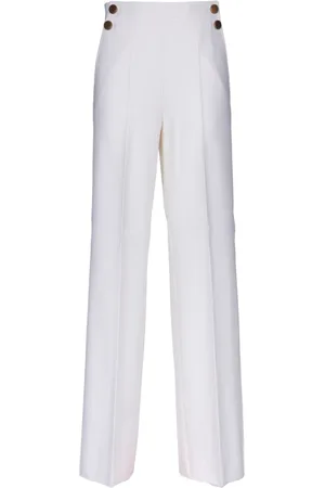 Max Mara Mujer, Pantalones, Blanco, Talla: M