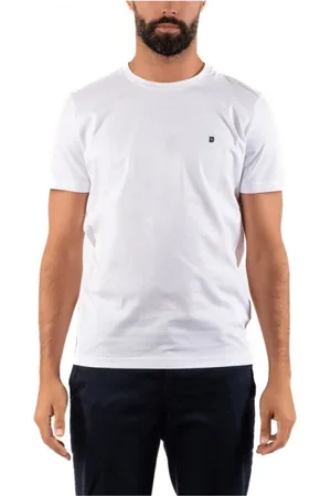 Dondup Hombre, Camisetas, Blanco, Talla: L