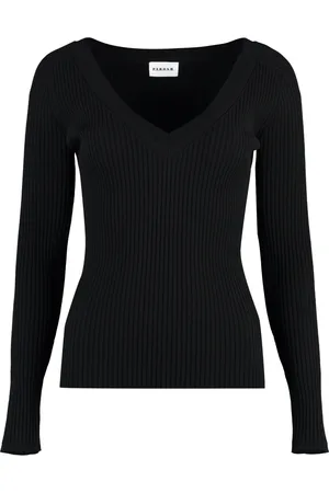 P.A.R.O.S.H. Mujer, Jerseys, Negro, Talla: L