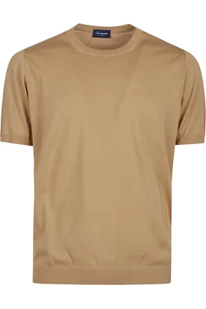 DRUMOHR Hombre, Camisetas, Marrón, Talla: XL