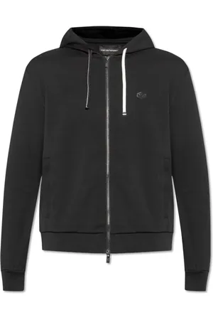 Emporio Armani Hombre, Sudaderas, Negro, Talla: M