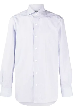 Finamore Hombre, Camisas, Azul, Talla: M