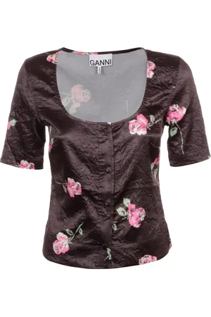Ganni Mujer, Blusas y Camisas, Negro, Talla: L