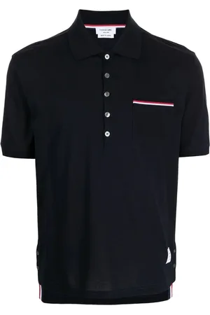 Thom Browne Hombre, Camisetas, Azul, Talla: L