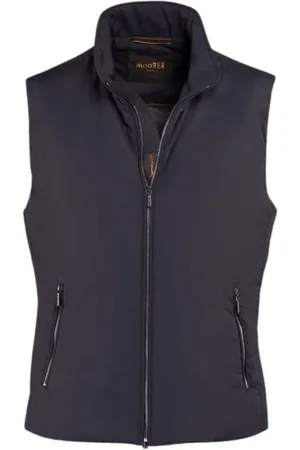 MOORER Hombre, Chaquetas, Azul, Talla: S