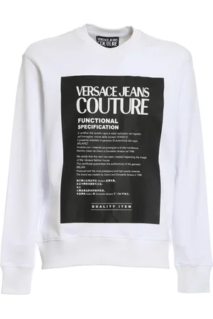 VERSACE Hombre, Sudaderas, Blanco, Talla: L