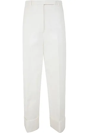 Thom Browne Mujer, Pantalones, Blanco, Talla: M